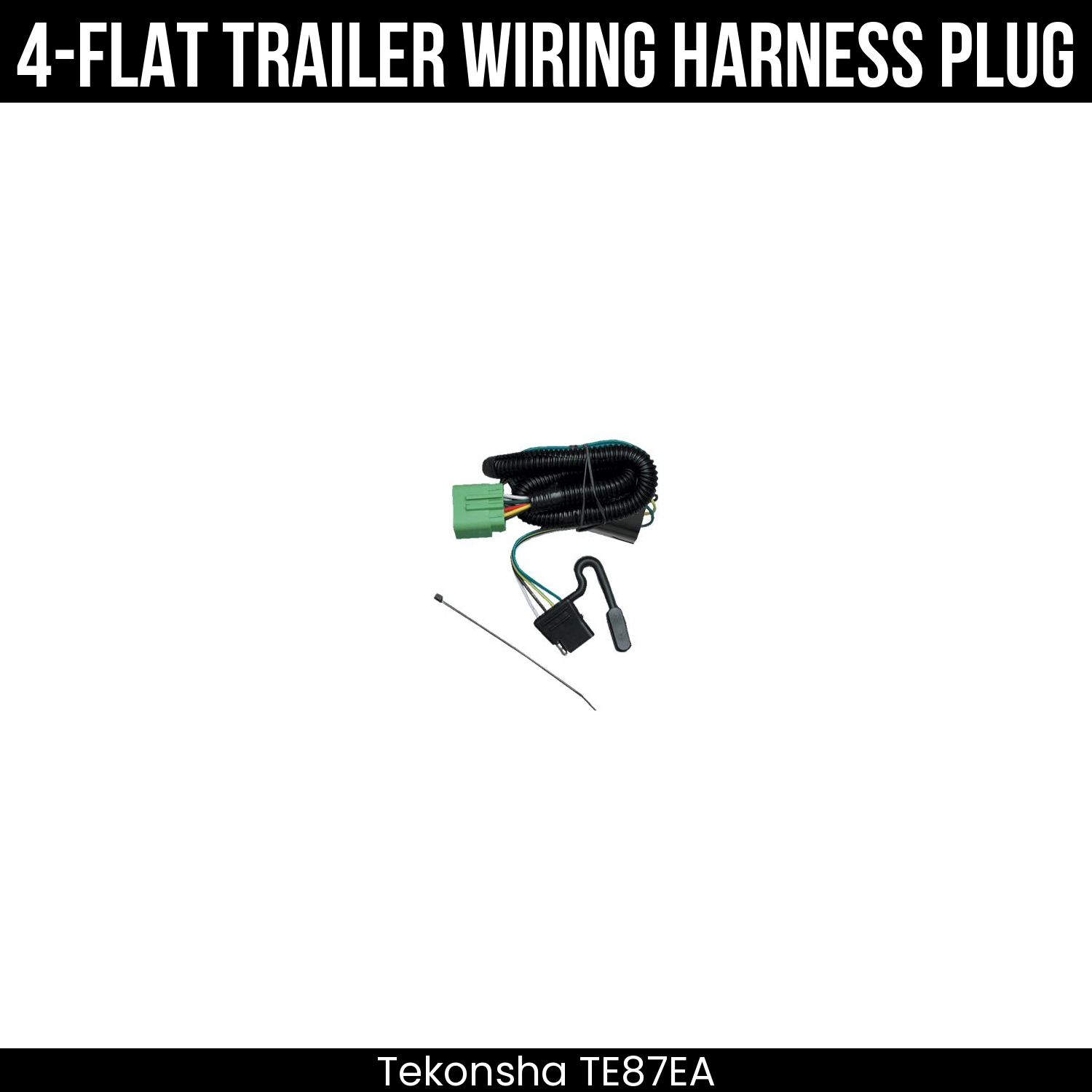Trailer Wiring 4-Flat Plug Only