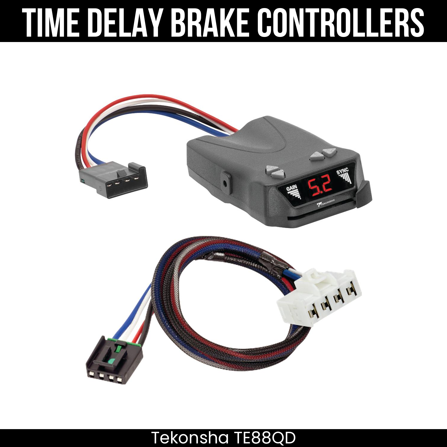 Tekonsha Brakeman IV Brake Control , Plug Adapter