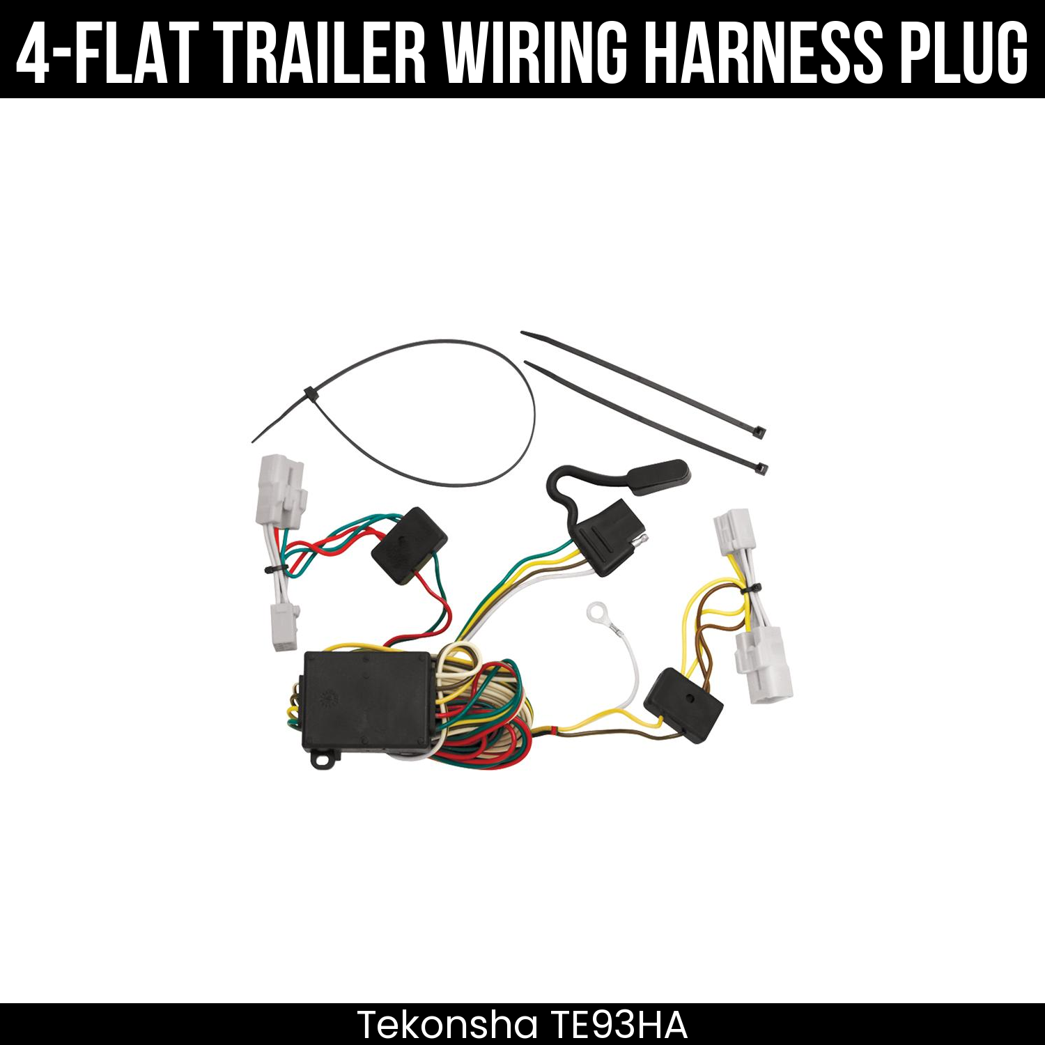 Trailer Wiring 4-Flat Plug Only