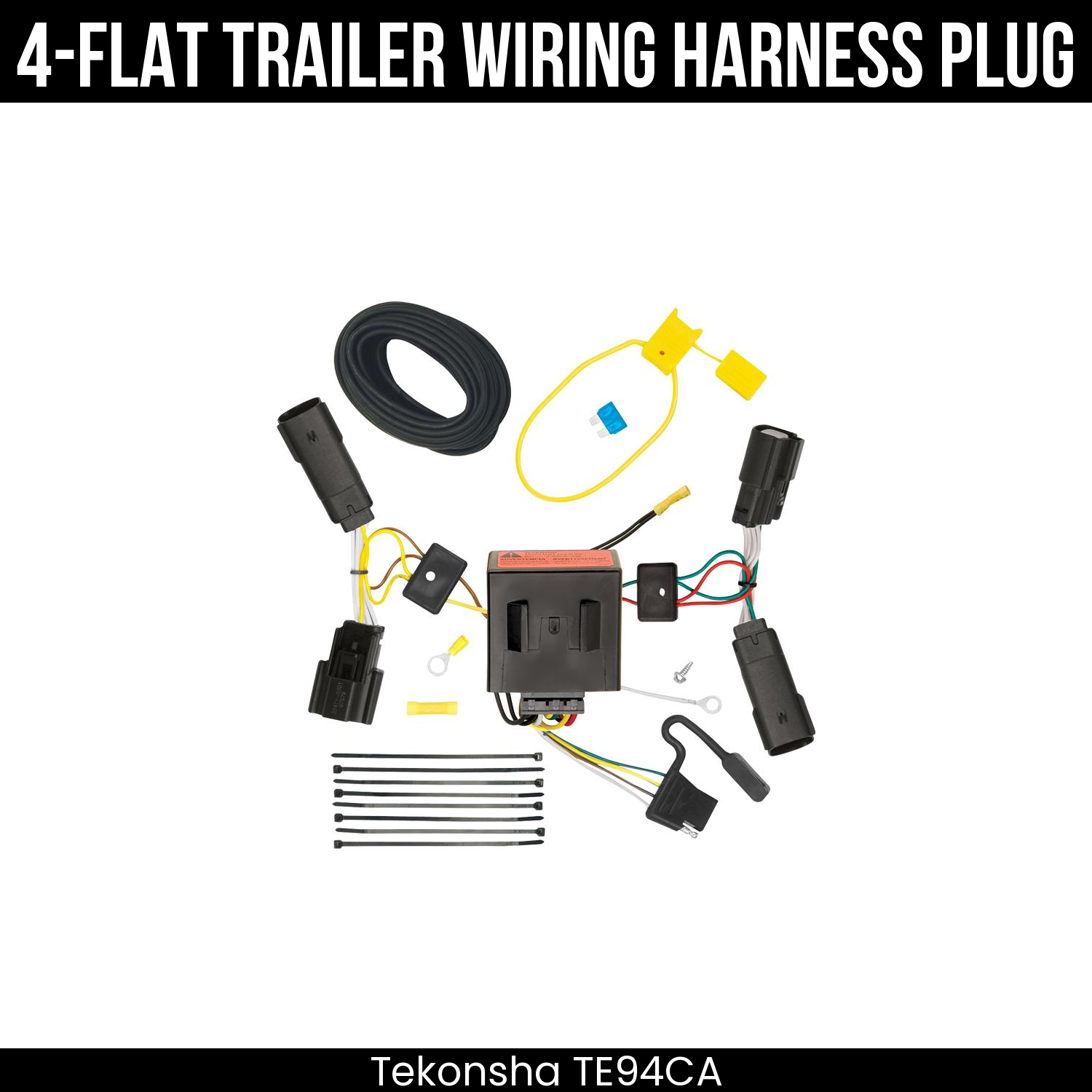 Trailer Wiring 4-Flat Plug Only