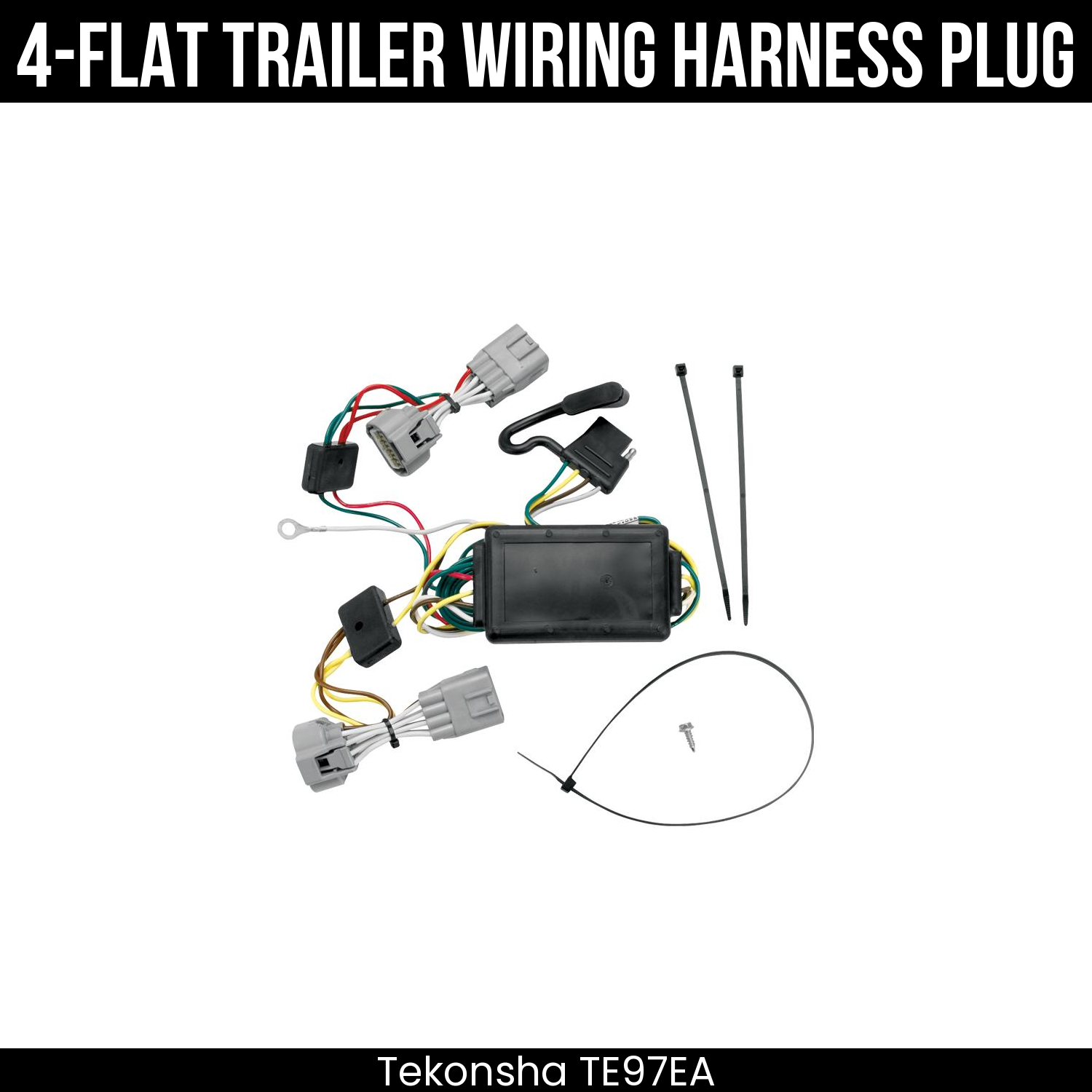 Trailer Wiring 4-Flat Plug Only
