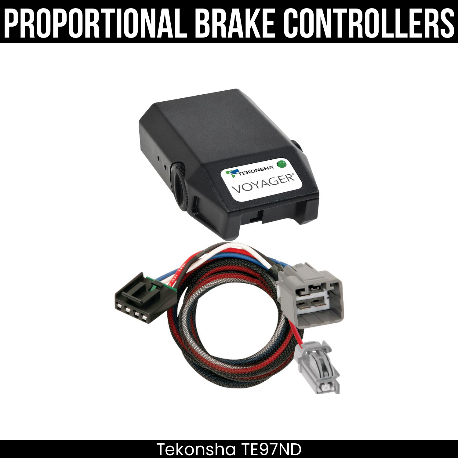 Tekonsha Voyager Brake Control , Plug Adapter