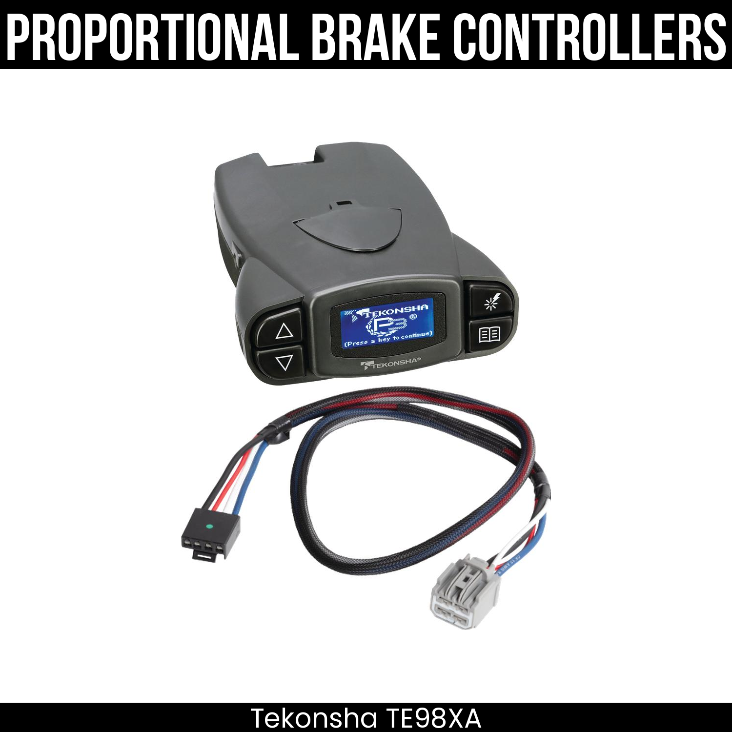 Tekonsha Prodigy P3 Brake Control , Plug Adapter