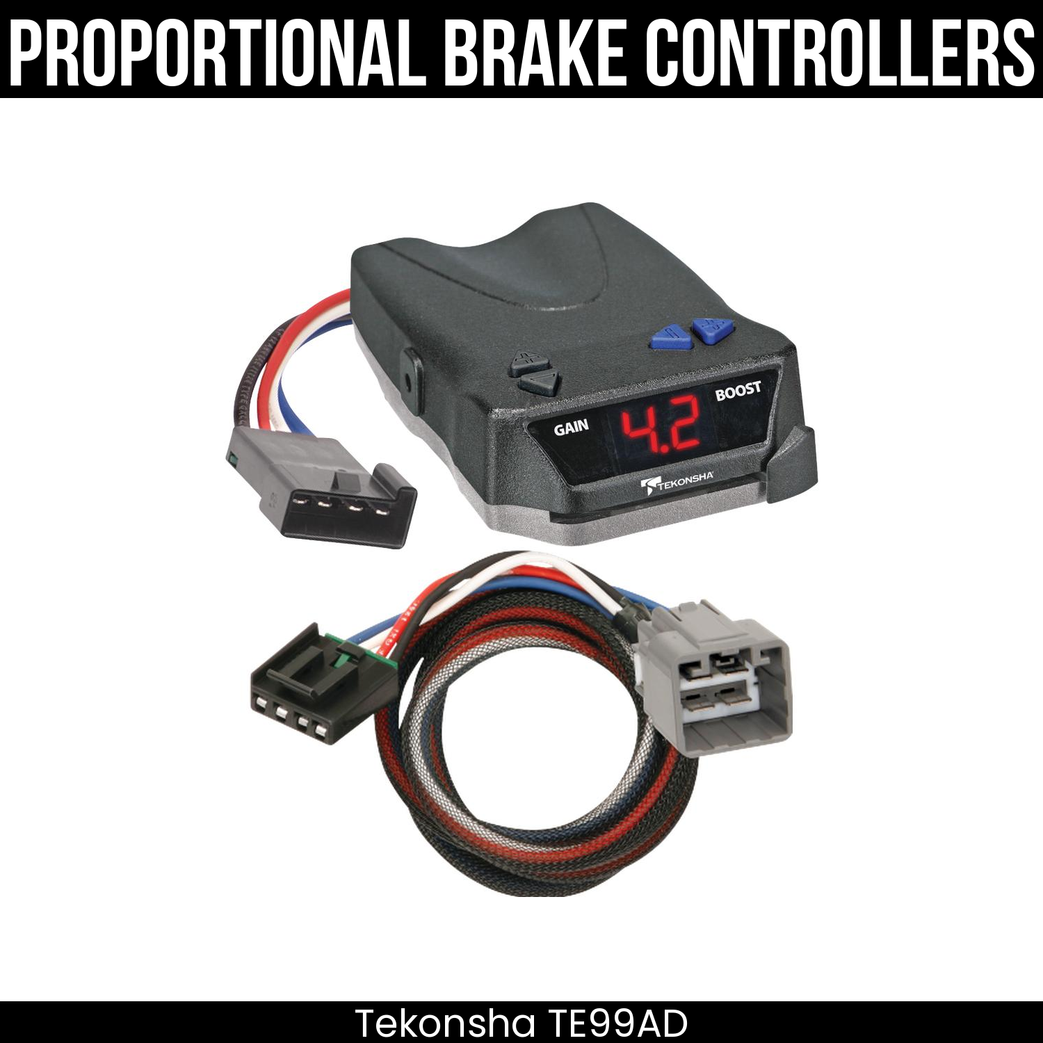 Tekonsha Brake EVN Control , Plug Adapter