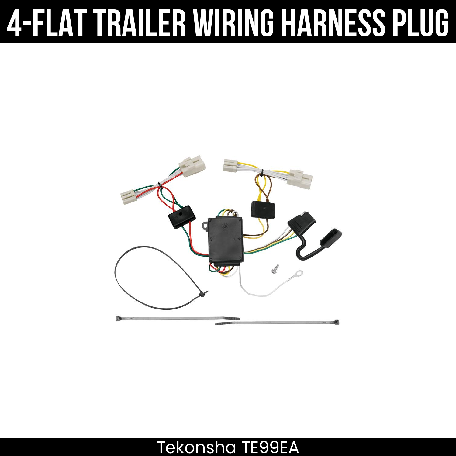Trailer Wiring 4-Flat Plug Only