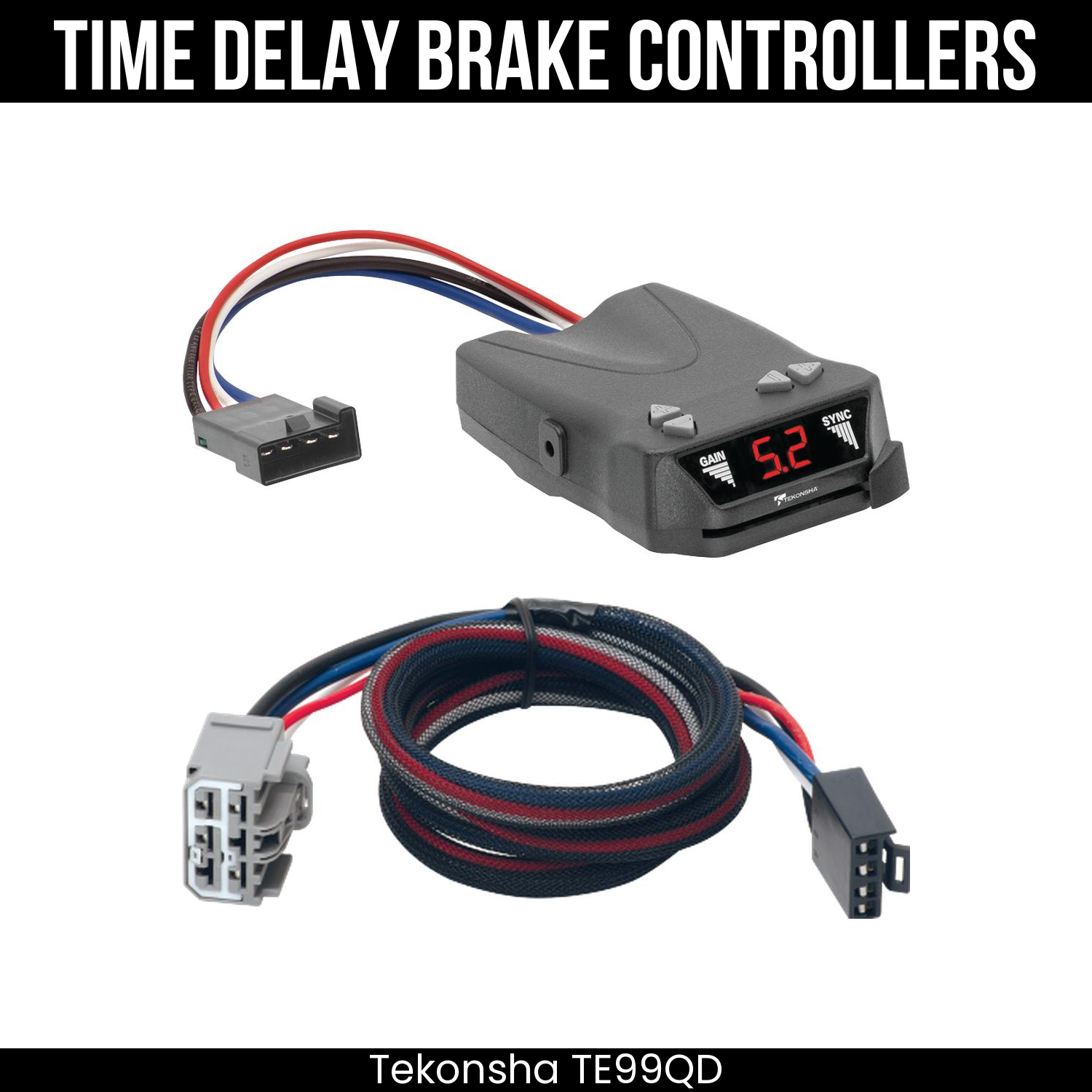 Tekonsha Brakeman IV Brake Control , Plug Adapter