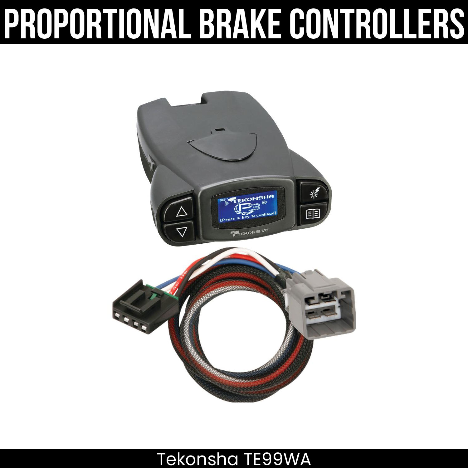 Tekonsha Prodigy P3 Brake Control , Plug Adapter