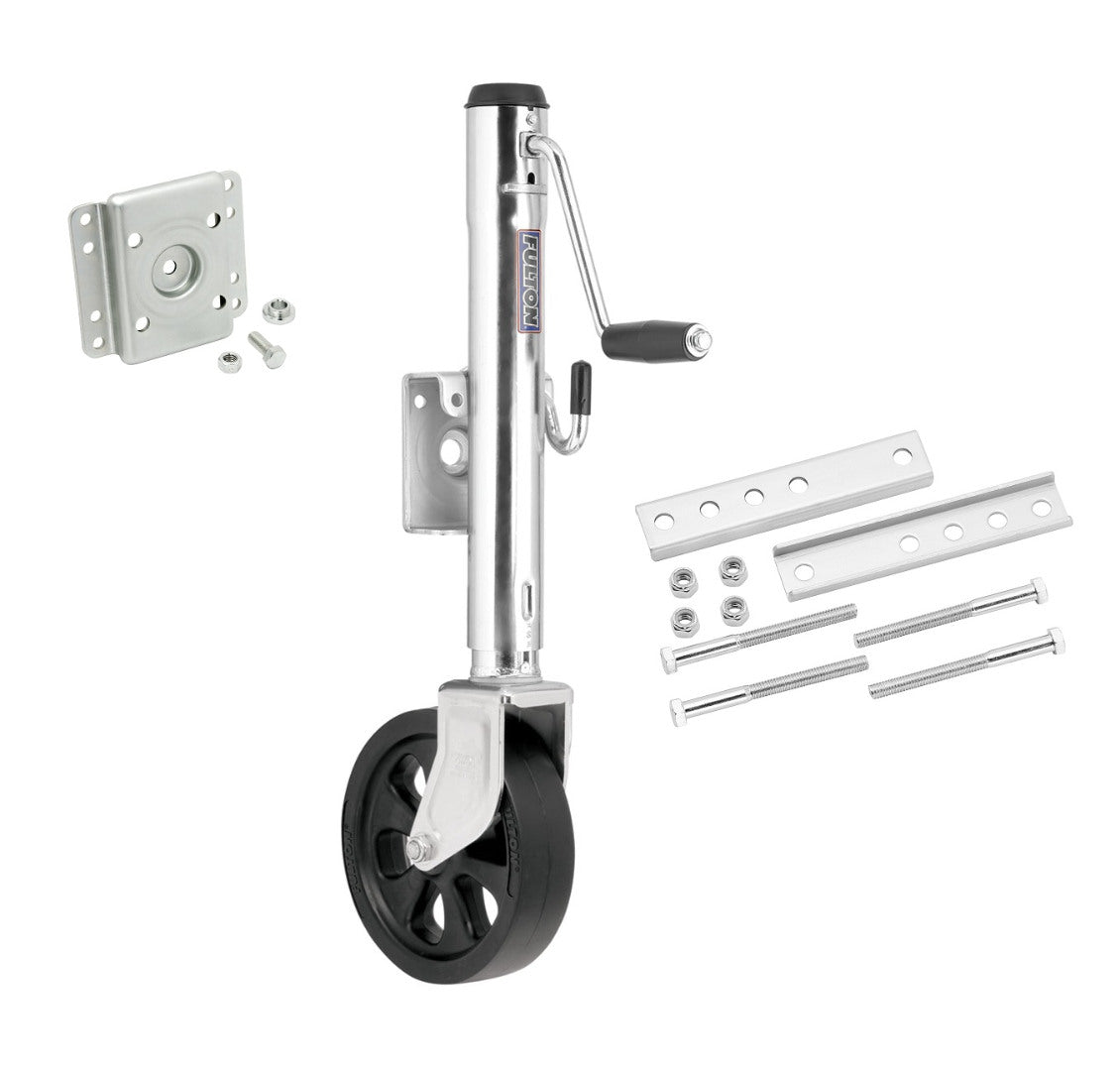 Boat Trailer Jacks,Bolt-Thru Style Swivel Bracket Jack